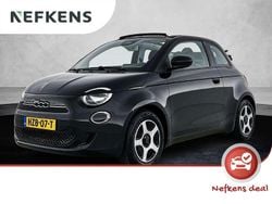 Zwart Gebruikt 2021 Fiat 500e Passion Cabriolet | € 17.725 (Super prijs)