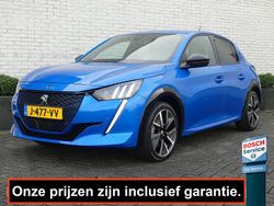Blauw (metallic) Gebruikt 2021 Peugeot e-208 GT-line Hatchback | € 14.900 (Super prijs)