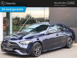 Blauw Gebruikt 2023 Mercedes C180 AMG line Sedan | € 40.888 (Goede deal)