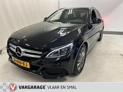 Zwart (metallic) Gebruikt 2017 Mercedes C180 Ambition Stationwagen | € 18.995 (Super prijs)