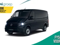 Zwart Nieuw 2024 VW Crafter Trendline Van | € 40.710 (Eerlijke prijs)