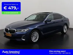 Blauw Gebruikt 2021 BMW 530 Luxury Line Sedan | € 37.945 (Eerlijke prijs)
