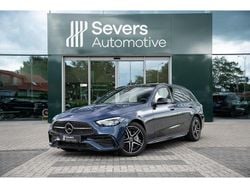 Blauw Gebruikt 2024 Mercedes C300 AMG line Stationwagen | € 47.888 (Goede deal)
