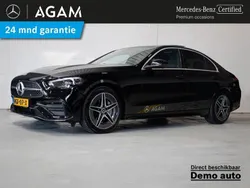 Zwart Gebruikt 2025 Mercedes C300 AMG line Sedan | € 55.950 (Super prijs)