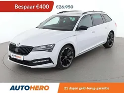 Wit Gebruikt 2019 Skoda Superb SportLine Stationwagen | € 26.049 (Goede deal)