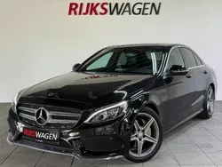 Zwart Gebruikt 2017 Mercedes C180 AMG Sedan | € 23.950 (Eerlijke prijs)