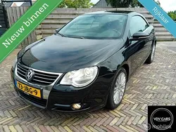 Zwart Gebruikt 2009 VW Eos Highline Cabriolet | € 2.999 (Goede deal)