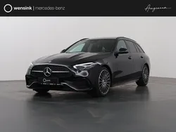 Zwart Nieuw 2025 Mercedes C180 AMG line Sedan | € 67.347 (Iets duurder)