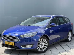 Blauw Gebruikt 2018 Ford Focus Titanium Stationwagen | € 9.499 (Eerlijke prijs)