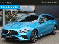 Blauw, metallic lak Gebruikt 2024 Mercedes CLA250e Shooting Brake Luxury Stationwagen | € 46.245 (Duur)