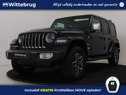 Zwart, metallic lak Gebruikt 2023 Jeep Wrangler Unlimited Sahara SUV | € 68.925 (Eerlijke prijs)