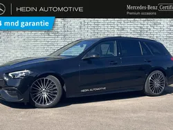 Zwart, metallic lak Gebruikt 2024 Mercedes C180 AMG line Stationwagen | € 52.900 (Duur)