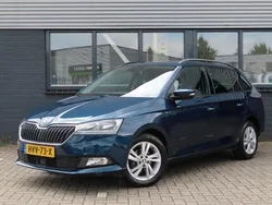 Blauw, metallic lak Gebruikt 2020 Skoda Fabia Ambition Stationwagen | € 13.450 (Eerlijke prijs)