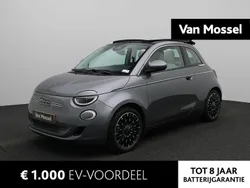 Grijs Gebruikt 2023 Fiat 500e La Prima Cabriolet | € 25.900 (Eerlijke prijs)