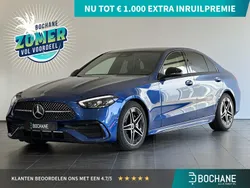 Blauw Gebruikt 2022 Mercedes C180 AMG line Sedan | € 41.145 (Goede deal)