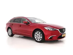 Rood metallic Gebruikt 2018 Mazda 6 Luxury Stationwagen | € 12.945