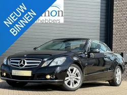 Zwart, metallic lak Gebruikt 2010 Mercedes E250 Avantgarde Cabriolet | € 22.900