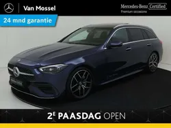 Blauw Gebruikt 2024 Mercedes C200 AMG line Stationwagen | € 51.945 (Eerlijke prijs)