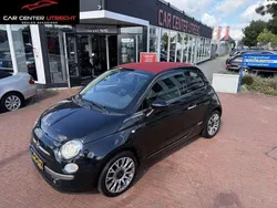 Zwart Gebruikt 2015 Fiat 500C Lounge Cabriolet | € 9.950 (Eerlijke prijs)