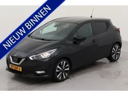 Zwart, metallic lak Gebruikt 2019 Nissan Micra Tekna Hatchback | € 12.900 (Eerlijke prijs)