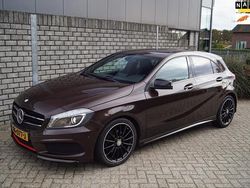 Bruin (metallic) Gebruikt 2015 Mercedes A180 Ambition Hatchback | € 14.850 (Eerlijke prijs)