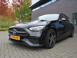 Zwart Gebruikt 2022 Mercedes C200 AMG line Stationwagen | € 46.999