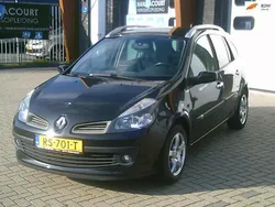 Zwart Gebruikt 2008 Renault Clio GrandTour Stationwagen | € 2.450 (Super prijs)