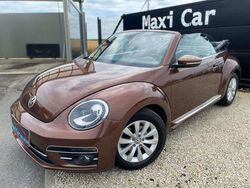 Bruin Gebruikt 2017 VW Beetle Design Cabriolet | € 16.490 (Eerlijke prijs)
