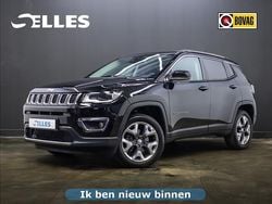Zwart (metallic) Gebruikt 2018 Jeep Compass Limited SUV | € 18.695 (Eerlijke prijs)