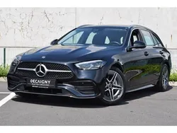 Zwart Gebruikt 2023 Mercedes C180 AMG line Stationwagen | € 38.875 (Super prijs)