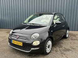 Zwart Gebruikt 2017 Fiat 500C Lounge Cabriolet | € 10.900 (Eerlijke prijs)