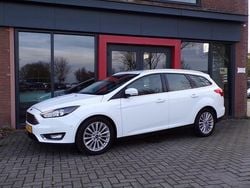 Wit Gebruikt 2018 Ford Focus Titanium Stationwagen | € 9.950 (Super prijs)