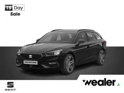 Zwart, metallic lak Nieuw 2025 Seat Leon ST FR Stationwagen | € 38.980 (Super prijs)