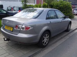 Grijs, metallic lak Gebruikt 2005 Mazda 6 Touring Sedan | € 999