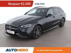 Grijs Gebruikt 2022 Mercedes C300e AMG line Stationwagen | € 38.949 (Super prijs)