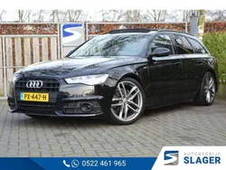 Zwart Gebruikt 2017 Audi A6 Stationwagen | € 29.950