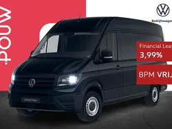 Zwart Nieuw 2024 VW Crafter Trendline Van | € 36.250