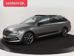 Grijs Gebruikt 2021 Skoda Superb SportLine Stationwagen | € 24.900 (Eerlijke prijs)