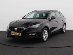 Zwart, metallic lak Gebruikt 2021 Seat Leon Business Stationwagen | € 18.950 (Eerlijke prijs)