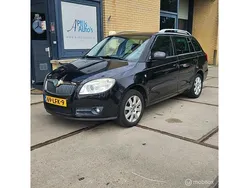 Zwart Gebruikt 2010 Skoda Fabia Stationwagen | € 2.495 (Goede deal)