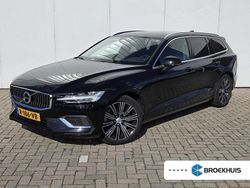 Zwart Gebruikt 2022 Volvo V60 Inscription Stationwagen | € 33.999 (Super prijs)