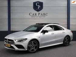 Grijs, metallic lak Gebruikt 2020 Mercedes CLA250e AMG Sedan | € 31.495 (Eerlijke prijs)