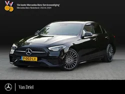 Zwart Gebruikt 2022 Mercedes C180 AMG line Sedan | € 44.950 (Iets duurder)