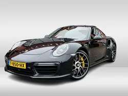 Zwart Gebruikt 2017 Porsche 911 Turbo S Coupé | € 159.900