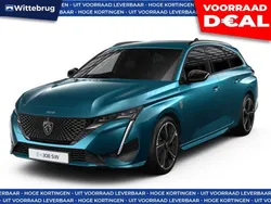 Blauw Nieuw 2025 Peugeot e-308 SW GT Stationwagen | € 39.888 (Eerlijke prijs)