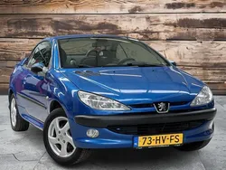 Blauw Gebruikt 2002 Peugeot 206 CC Cabriolet | € 1.250 (Eerlijke prijs)