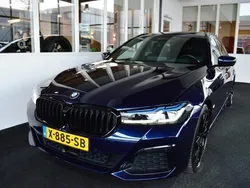 Blauw, metallic lak Gebruikt 2020 BMW 540 Comfort Edition Stationwagen | € 54.900 (Duur)