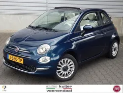 Blauw Gebruikt 2020 Fiat 500C Lounge Cabriolet | € 12.940 (Eerlijke prijs)