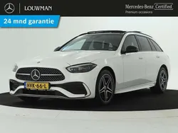 Wit Gebruikt 2024 Mercedes C300e AMG line Stationwagen | € 51.945 (Eerlijke prijs)