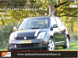 Zwart, metallic lak Gebruikt 2007 Suzuki Swift GLS Hatchback | € 1.999 (Eerlijke prijs)